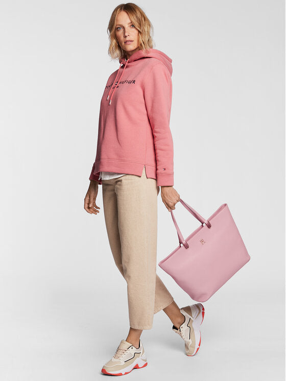 TH Timeless Med Tote AW0AW14478 Pink