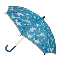 Mini Regenschirm Dino 25328 Blau