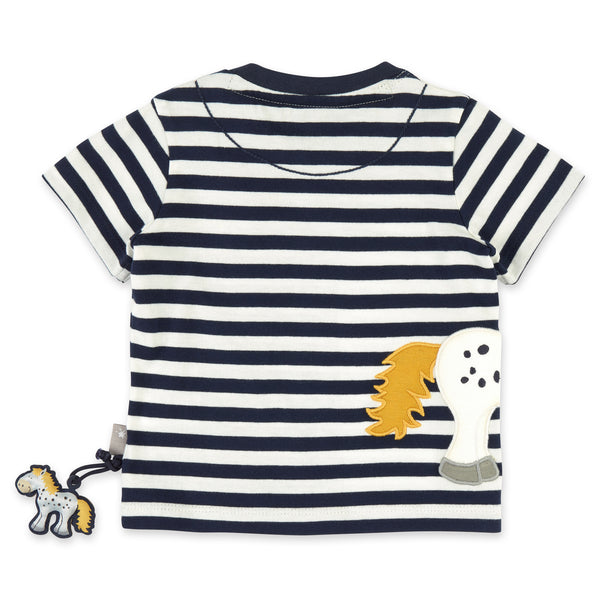 Baby Mädchen T-Shirt 230211 Blau Weiss