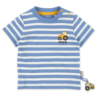 Baby Jungen T-Shirt 230408 Blau Weiss