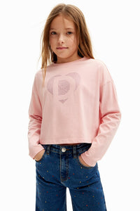 Mädchen Shirt TS Camila Langarmshirt Rosa