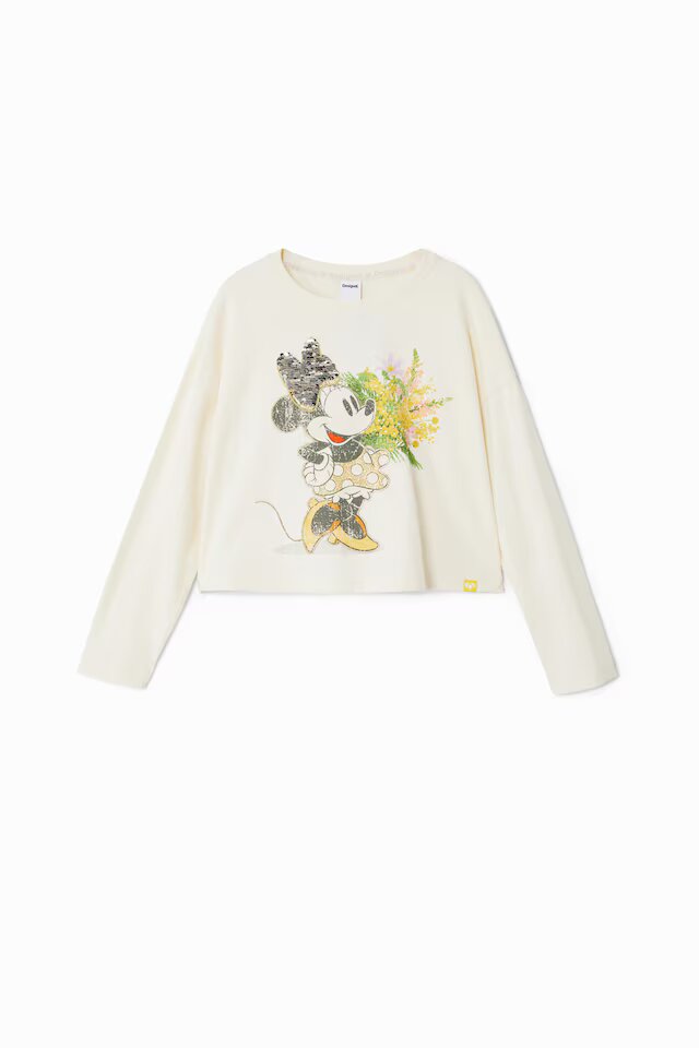 Mädchen Shirt TS Catrina Minnie Langarmshirt Beige