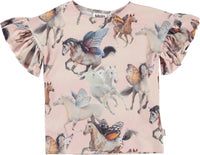 Mädchen T-Shirt Rayah Fairy Horses Rosa