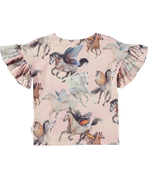 Mädchen T-Shirt Rayah Fairy Horses Rosa