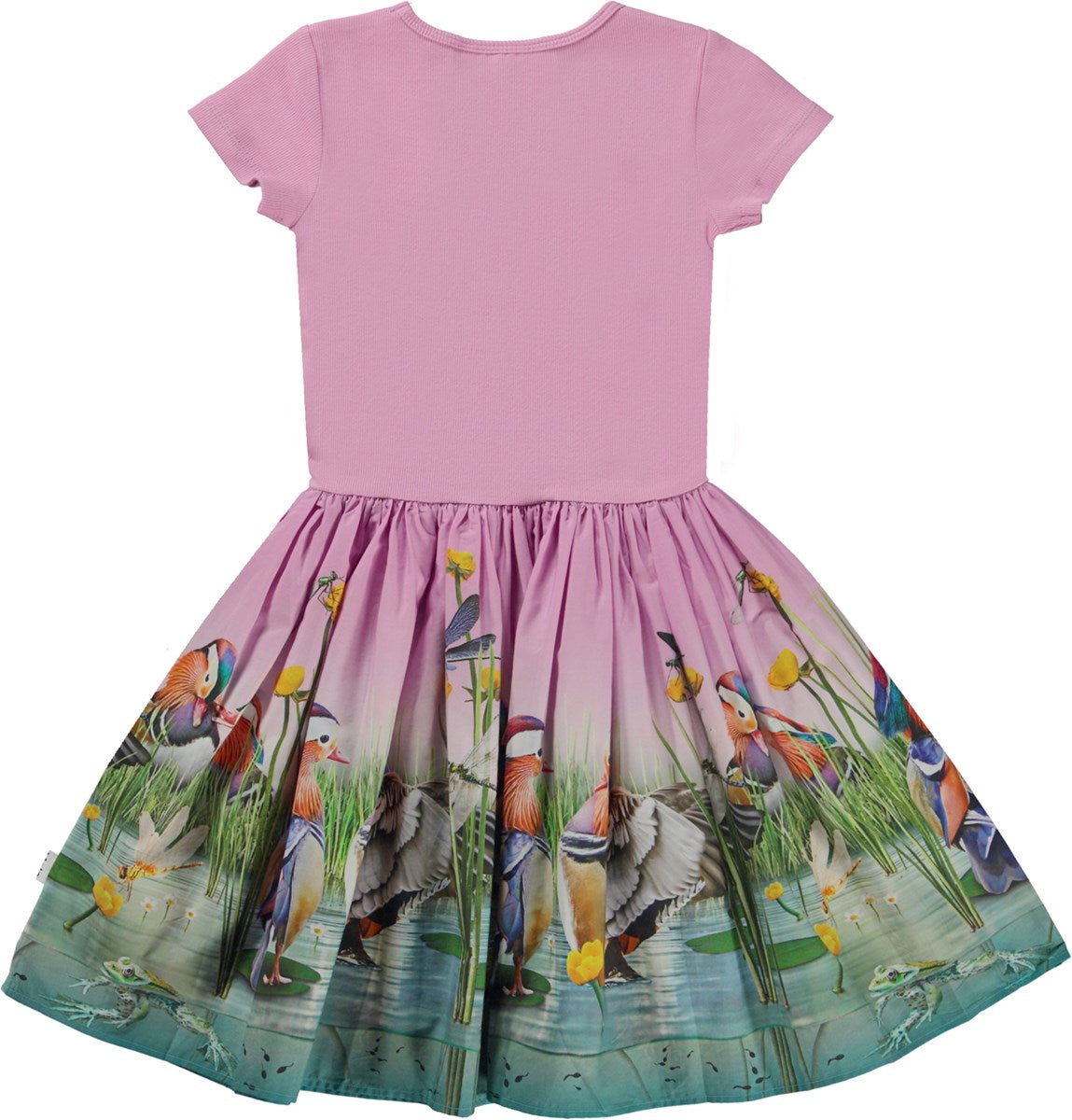 Mädchen Kleid Cissa Dashing Ducks Pink