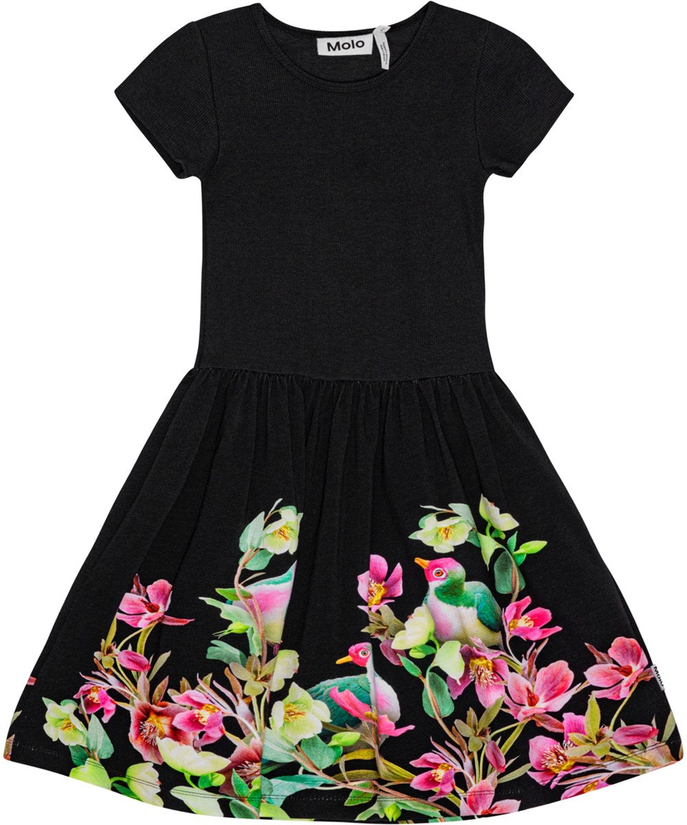 Kleid Cissa Fruit Doves Dark Black