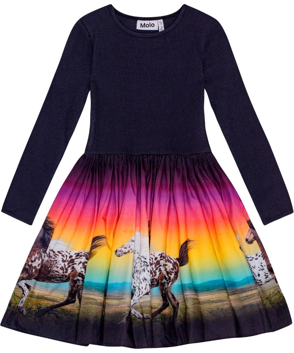 Kleid Casie Magic Sunset Schwarz