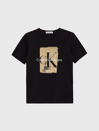 Jungen T-Shirt Second Skin Print IB0IB01971 Black