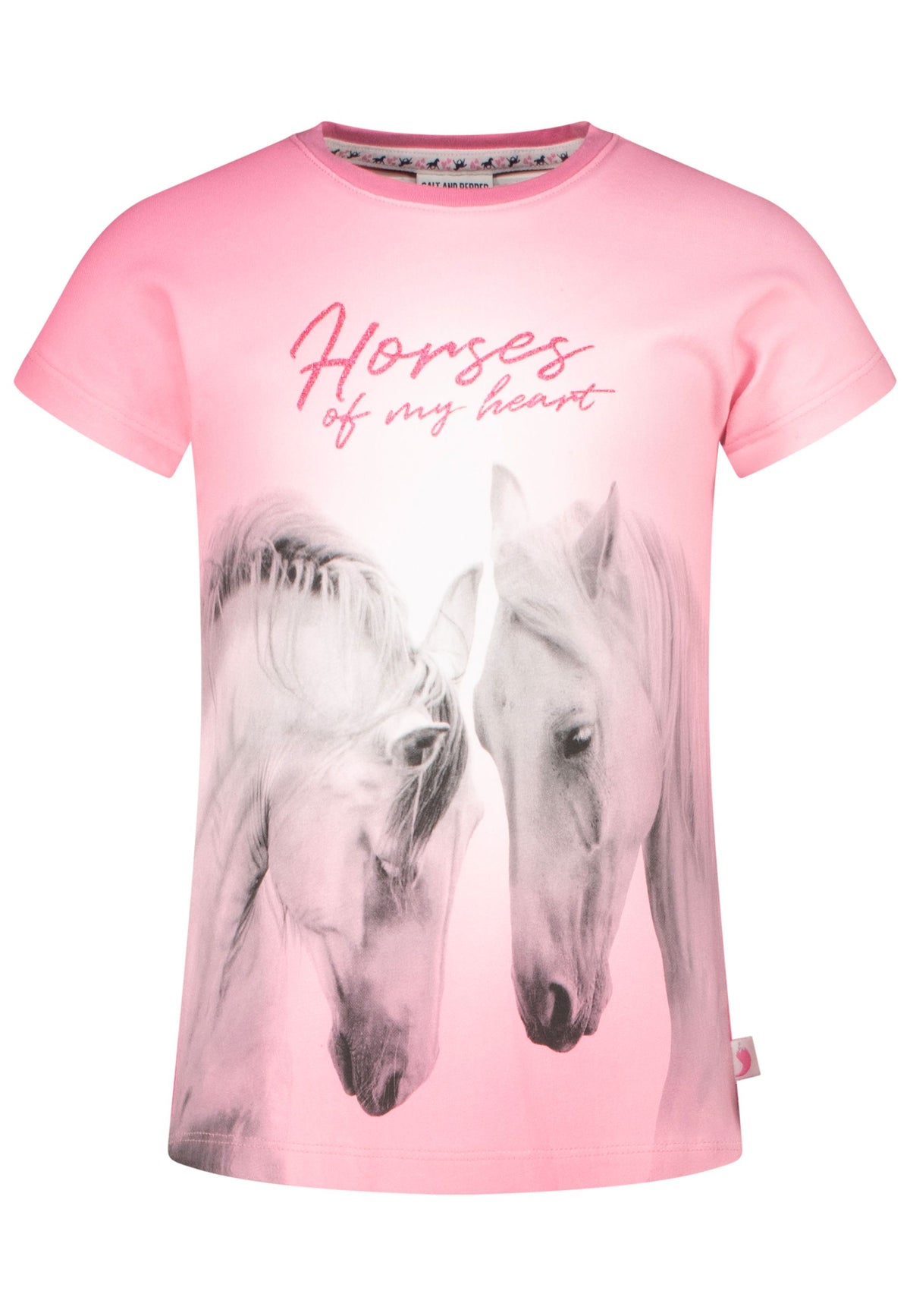 Mädchen T-Shirt 43112838 Unicorn Horse Heads Pink