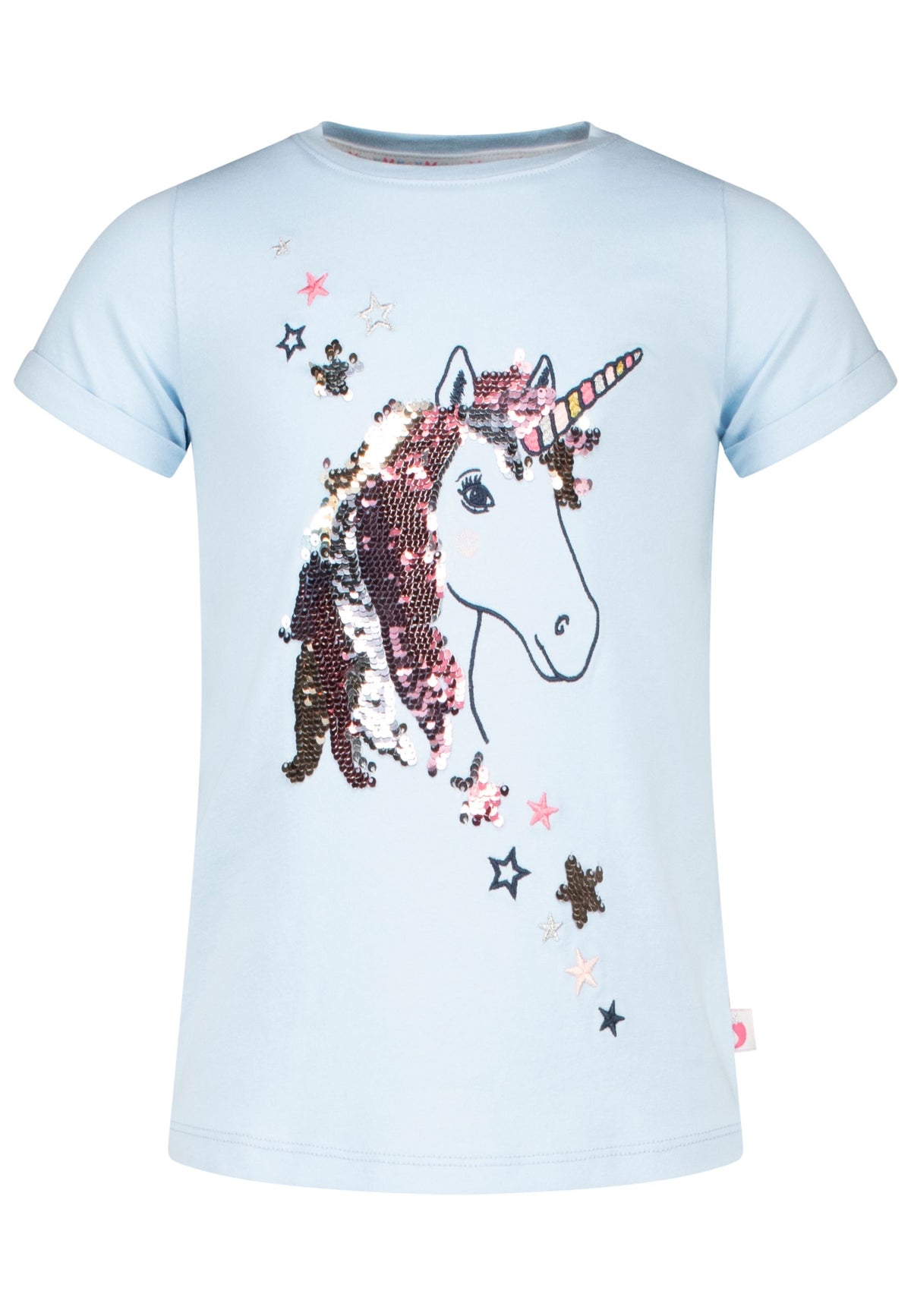 Mädchen T-Shirt 43112856 Unicorn Sequins Angel Blue