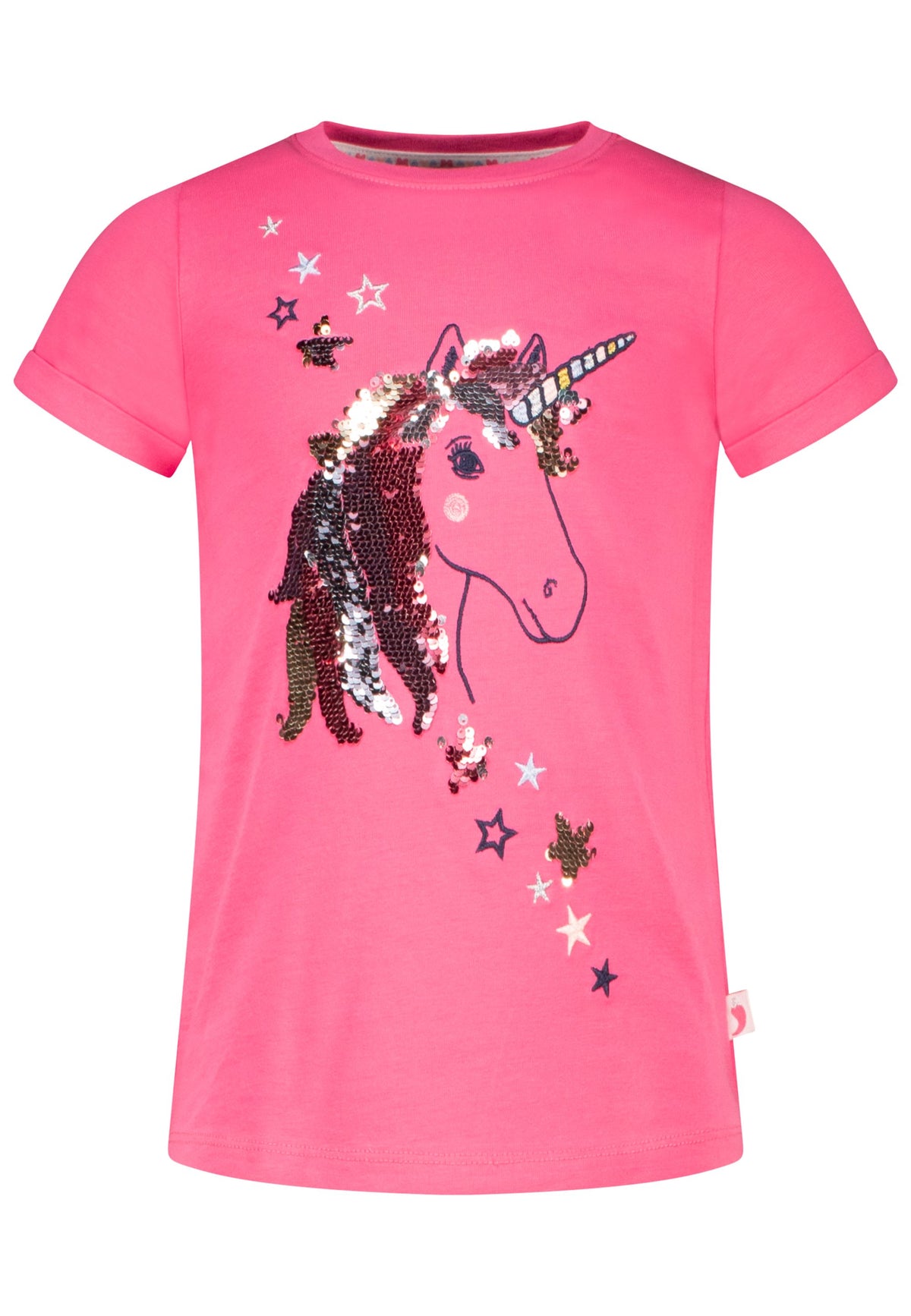 Mädchen T-Shirt 43112856 Unicorn Sequins Pink