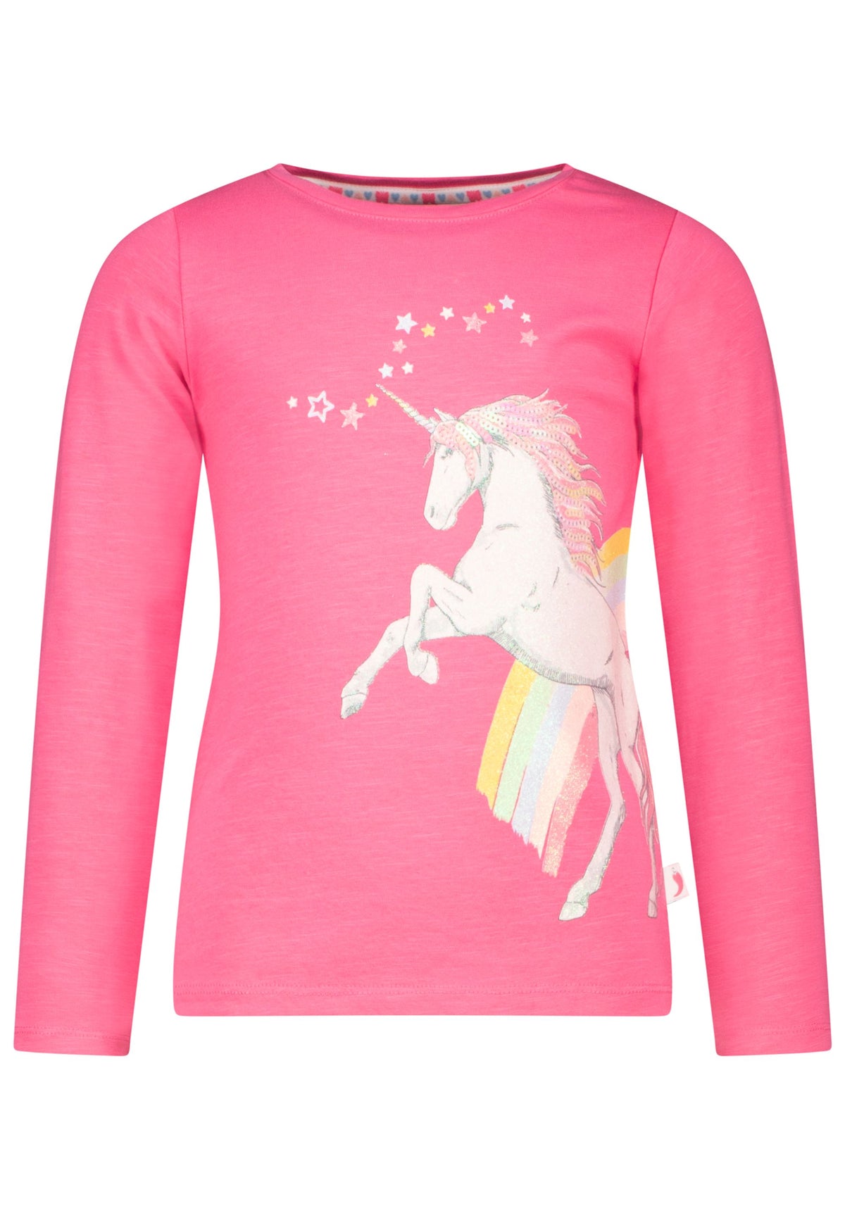 Mädchen Langarm Shirt Sequins Unicorn 43113851 Pink
