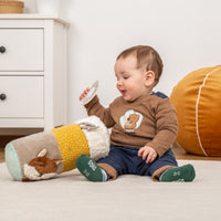Baby Babyspielzeug Krabbelrolle Fuchs PlayQ 43163