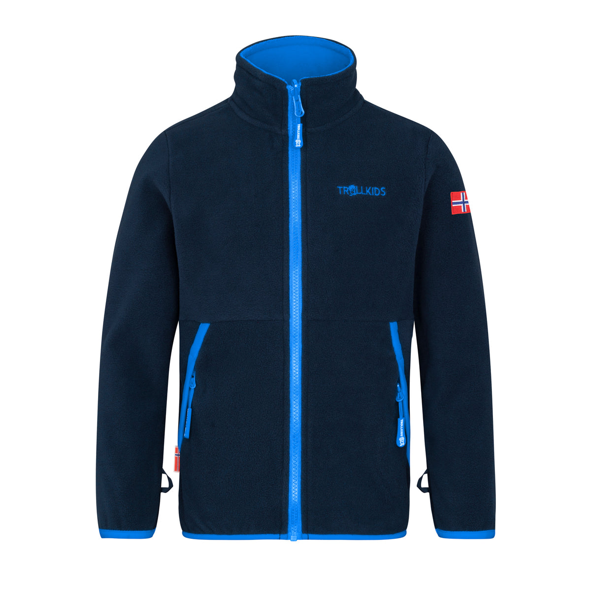 Jungen Fleecejacke 560-117 Storfjord Jacket Blau