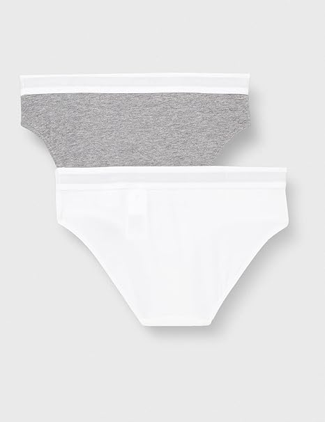 Mädchen Unterwäsche 2er Set Bikini Unterhose UG0UG00382 Weiss Grau
