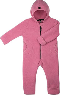 Baby Jungen Mädchen Einteiler 9603772-141 Rosa Merinowolle