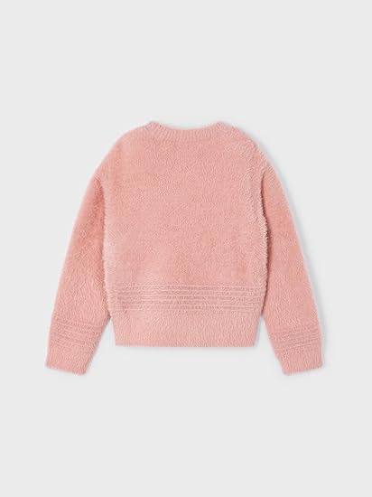 Mädchen Pullover Sweater 4305 Rosa Plüsch