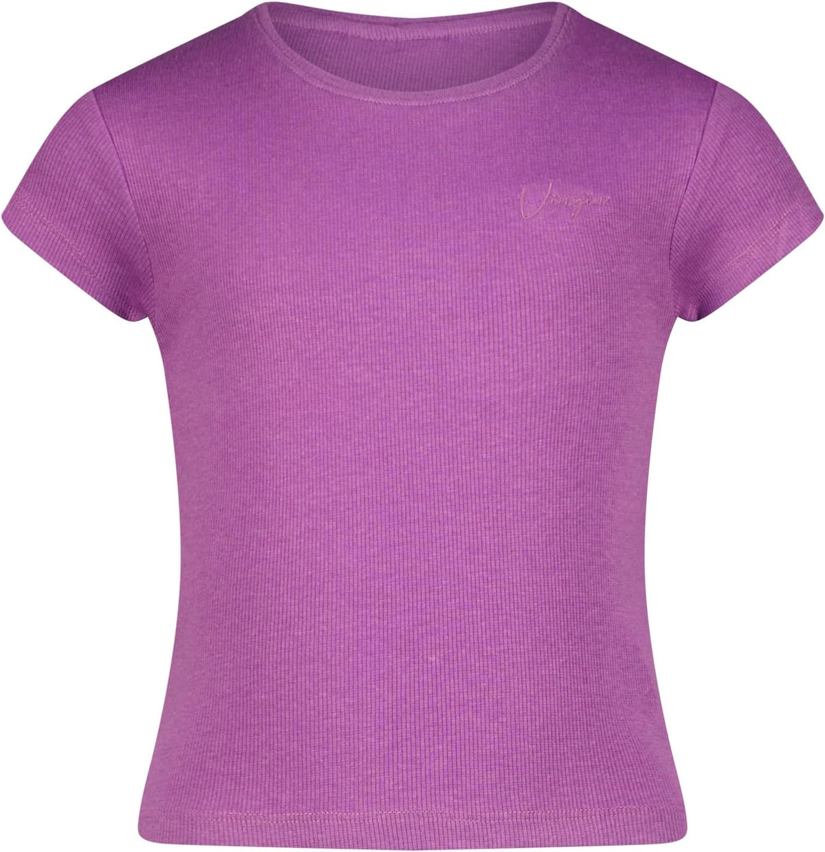 Mädchen T-Shirt Basic Crop Tee Sorbet Pink
