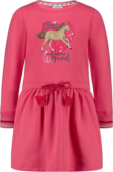 Mädchen Kleid Dress Print Horse 5452031875 Rose