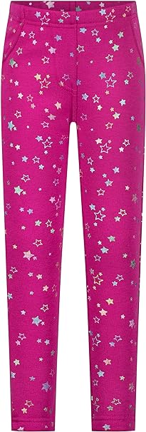 Mädchen Thermo Leggings 35122803 Stars AOP Pink