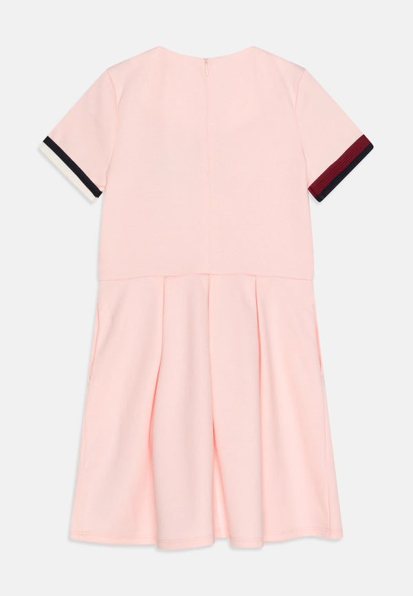 Mädchen Kleid Global Stripe Punto Dress S/s KG0KG07365 Pink