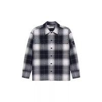 Jungen Freizeit Hemd Checked Flannel Overshirt IB0IB01964 Black