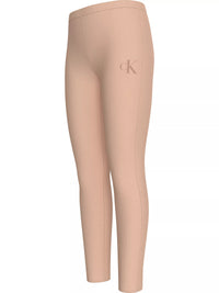 Mädchen CK Logo Legging IG0IG02137 Pink Sand