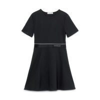 Mädchen Kleid Logo Punto Tape SS Dress IG0IG02310 CK Black