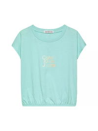 Mädchen T-Shirt Gradient Flock Shirt IG0IG02432 Blue Tint