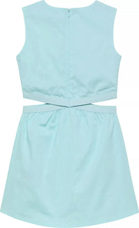 Mädchen Kleid Minimalistic Tape Dress IG0IG02470 Blue Tint