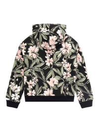 Mädchen Hoodie J4BQ23 KAD73 Schwarz Blumen