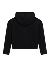 Mädchen Hoodie Strickpullover J4BR16 Z2V42 Schwarz