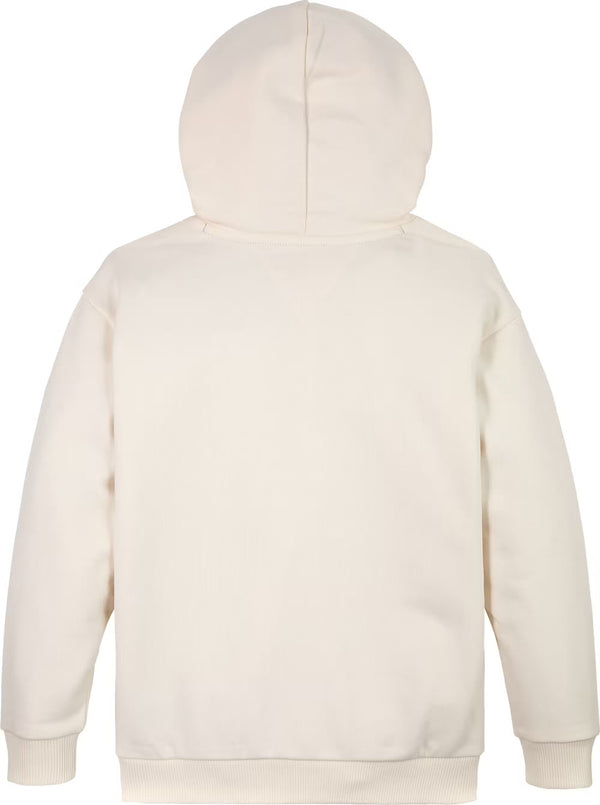 Jungen Hilfiger Flags Embroidered Hoodie KB0KB09379 Creme