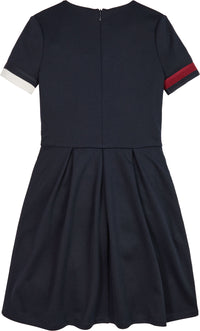 Mädchen Kleid Global Stripe Punto Dress S/s KG0KG07365 Blau