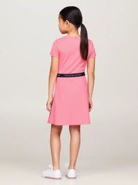 Mädchen Kleid Essential Skater Dress KG0KG07776 Glamour Pink