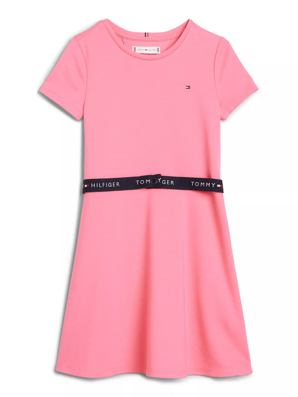 Mädchen Kleid Essential Skater Dress KG0KG07776 Glamour Pink
