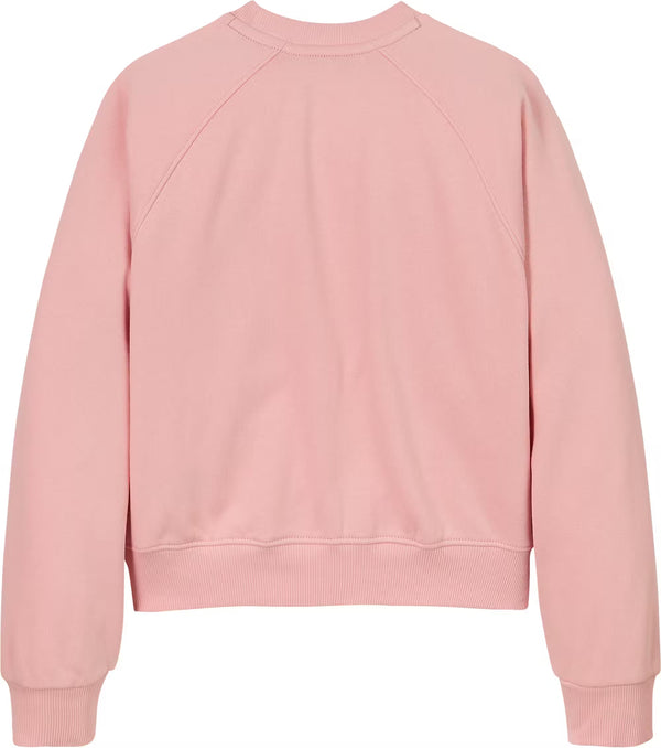 Mädchen Hilfiger Flower Fleece Crewneck KG0KG08039 Soft Rose