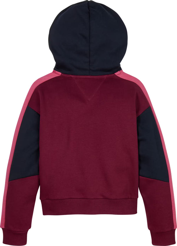 Mädchen Colorblock Hoodie KG0KG08361 Rot