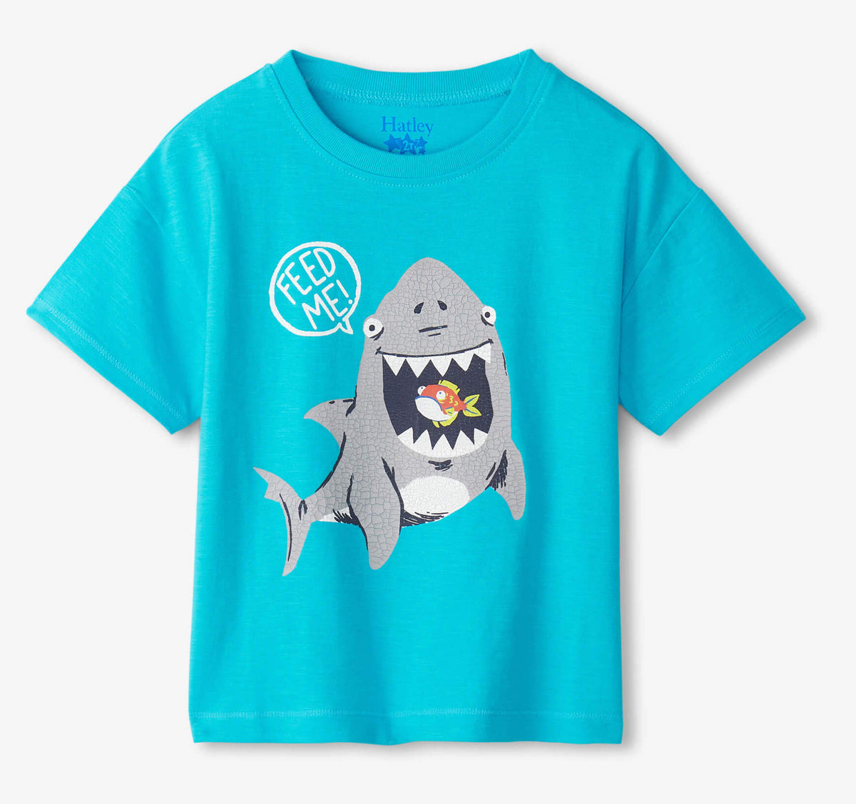 Baby Jungen T-Shirt Feed Me Slouchy Tee