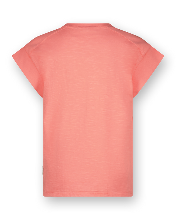 Mädchen T-Shirt Basic Hinka Peach Coral