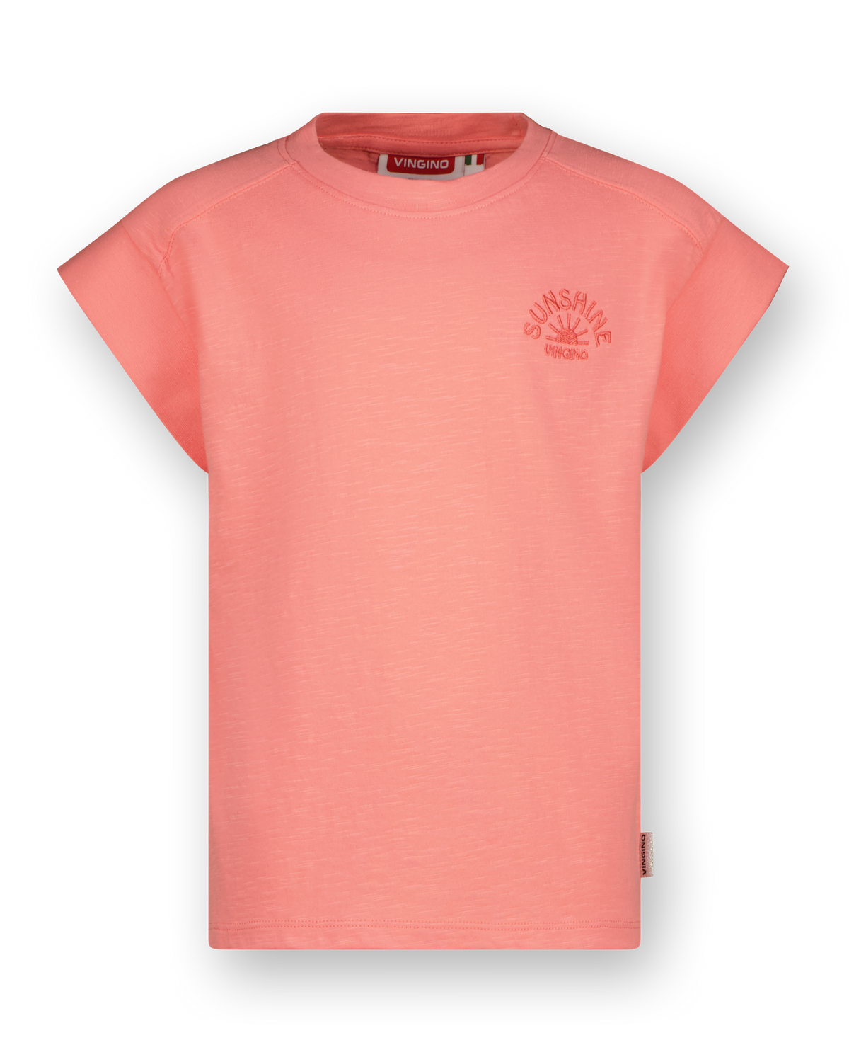 Mädchen T-Shirt Basic Hinka Peach Coral