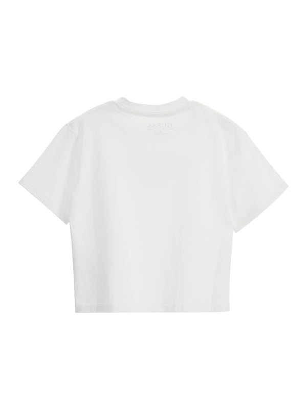 Mädchen T-Shirt J3YI08 K6YW1 Weiss