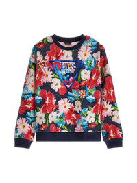 Mädchen Pullover Sweater J3YQ05 KA6R3 Flowers