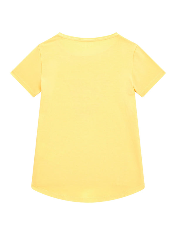 Mädchen T-Shirt J4GI13 K6YW4 Gelb