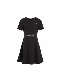 Mädchen Kleid Punto Tape SS Dress IG0IG02048 Ck Black
