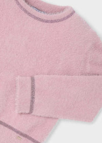 Mädchen Pullover Sweater 4353 Rosa Plüsch