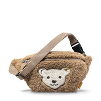 Mini Tasche Bauchtasche Teddy Fleece Braun 600142