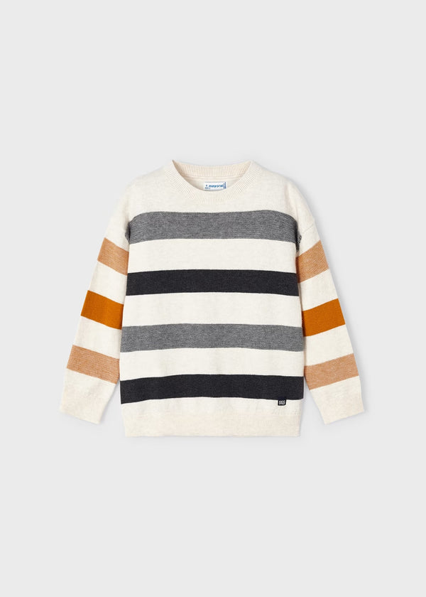 Jungen Pullover Sweater 4325 Beige Grau