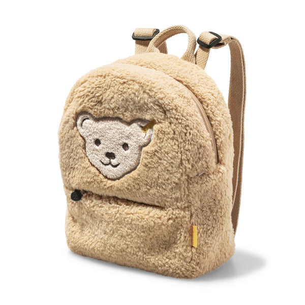 Mini Rucksack Backpack Teddy Fleece Rucksack Braun