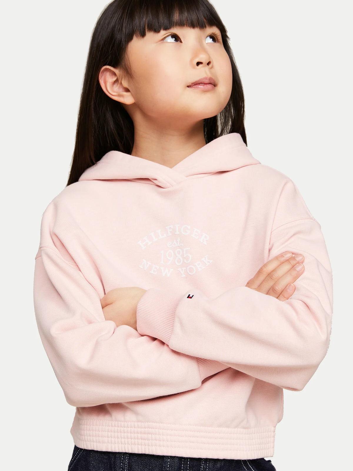 Mädchen Monotype Flock Hoodie KG0KG08033 Rosa